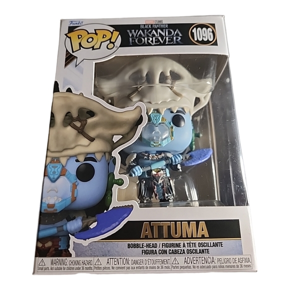 NIB - Funko Pop! Marvel: Black Panther: Wakanda Forever Attuma #1096 Bobblehead - Picture 1 of 5
